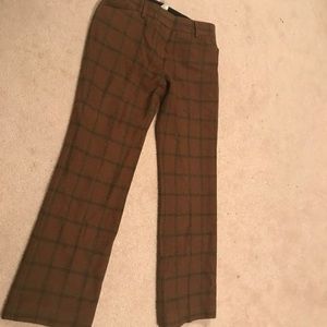 J crew wool plaid Capri